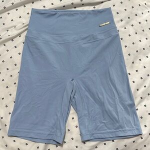 GS Whitney Simmons Light Blue Bike Shorts